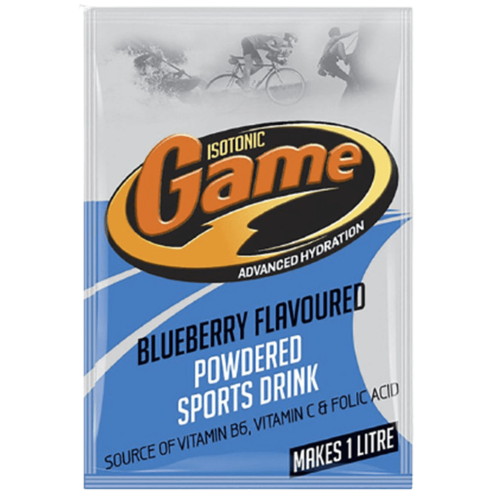 Game Powdered Sports Drink – Blueberry 80g – The Springbok Shelf